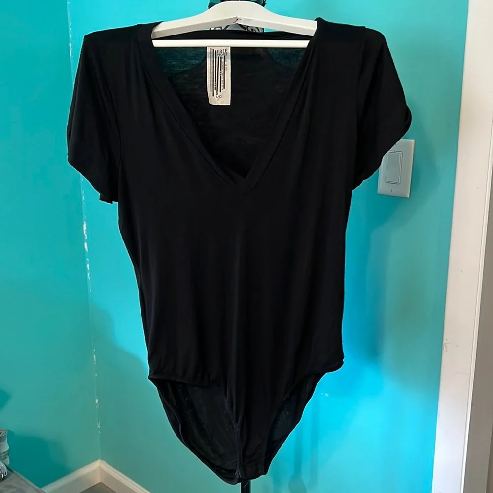 EUC Free People Short Sleeve Leotard